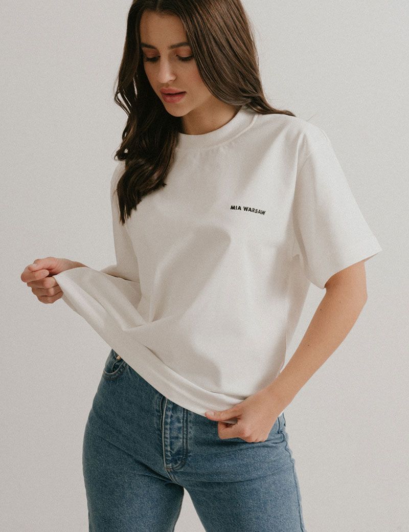 T-shirt  TRACY biały